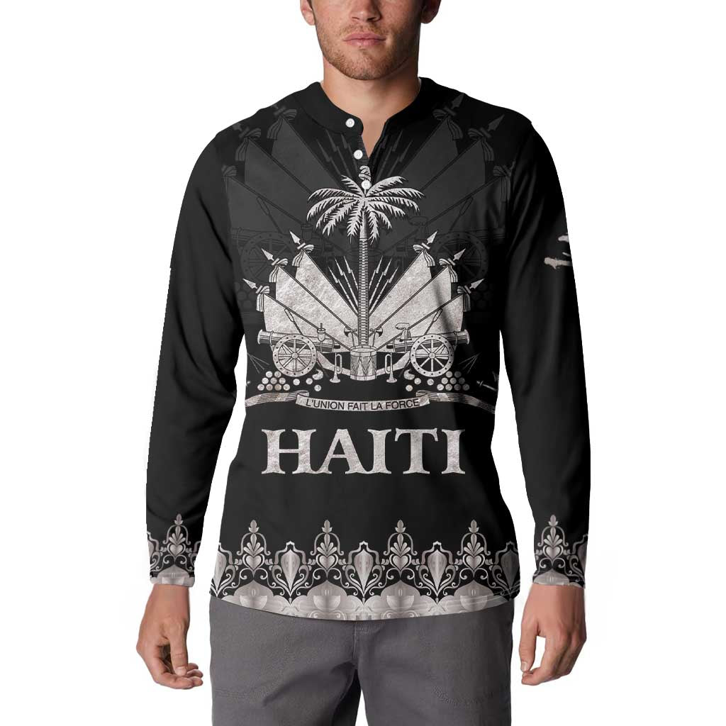 Haiti Neg Marron Silver Button Sweatshirt Hope is Nothing Without Action LT01 - Polynesian Pride