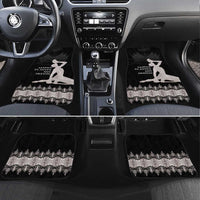 Haiti Neg Marron Silver Car Mats Hope is Nothing Without Action LT01 Set 4pcs Silver - Polynesian Pride