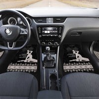 Haiti Neg Marron Silver Car Mats Hope is Nothing Without Action LT01 Set 2pcs - Front Silver - Polynesian Pride