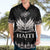 Haiti Neg Marron Silver Hawaiian Shirt Hope is Nothing Without Action