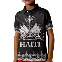 Haiti Neg Marron Silver Kid Polo Shirt Hope is Nothing Without Action LT01 Kid Silver - Polynesian Pride