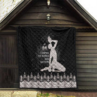 Haiti Neg Marron Silver Quilt Hope is Nothing Without Action LT01 - Polynesian Pride