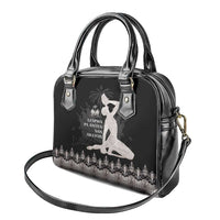 Haiti Neg Marron Silver Shoulder Handbag Hope is Nothing Without Action