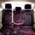 Survivor Melody Pink Back Car Seat Cover Breast Cancer Polynesian Pattern