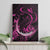 Survivor Melody Pink Canvas Wall Art Breast Cancer Polynesian Pattern