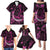 Personalised Survivor Melody Pink Family Matching Puletasi and Hawaiian Shirt Breast Cancer Polynesian Pattern