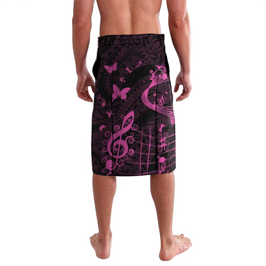 Personalised Survivor Melody Pink Lavalava Breast Cancer Polynesian Pattern