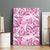 Pink Ribbon Hibiscus Tropical Pattern Canvas Wall Art Breast Cancer