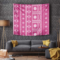 Fiji Masi All Pink Tapestry Tapa Pattern LT01 Pink - Polynesian Pride