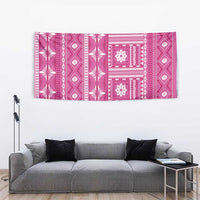 Fiji Masi All Pink Tapestry Tapa Pattern LT01 - Polynesian Pride