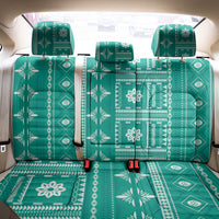 Fiji Masi All Teal Back Car Seat Cover Tapa Pattern - Polynesian Pride