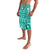 Fiji Masi All Teal Lavalava Tapa Pattern - Polynesian Pride