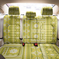 Fiji Masi All Yellow Back Car Seat Cover Tapa Pattern - Polynesian Pride