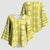 Fiji Masi All Yellow Kimono Sleeve Blouse Tapa Pattern - Polynesian Pride