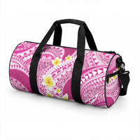 Plumeria Polynesian Pink Glitter Pattern Duffle Bag LT01 - Polynesian Pride