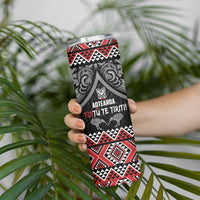 Aotearoa Toitu Te Tiriti Waitangi Skinny Tumbler Proud To Be Maori LT01 - Polynesian Pride