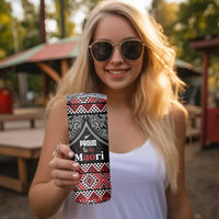 Aotearoa Toitu Te Tiriti Waitangi Skinny Tumbler Proud To Be Maori LT01 - Polynesian Pride