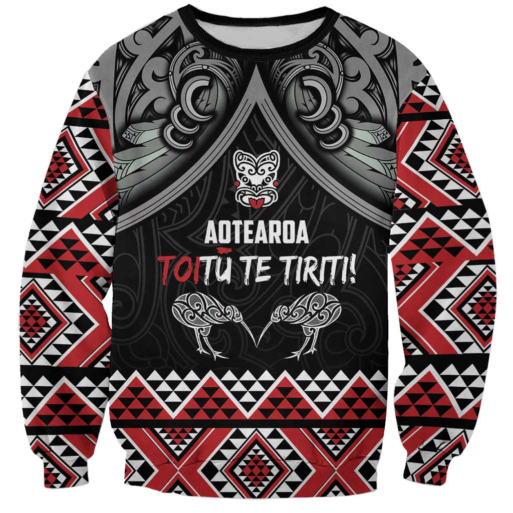 Aotearoa Toitu Te Tiriti Waitangi Sweatshirt Proud To Be Maori