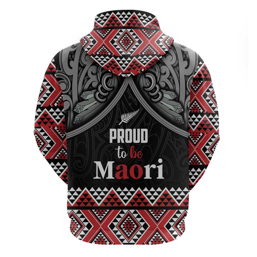 Aotearoa Toitu Te Tiriti Waitangi Zip Hoodie Proud To Be Maori