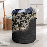 Beige Polynesian Starfish Unique Pattern Laundry Basket LT01 Beige - Polynesian Pride