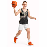 Beige Polynesian Starfish Unique Pattern Basketball Jersey LT01 - Polynesian Pride