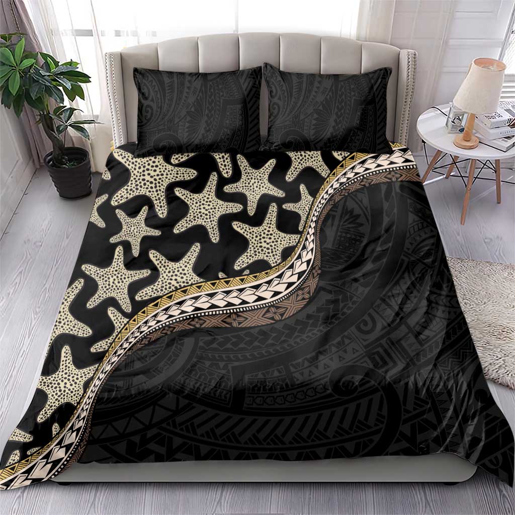 Beige Polynesian Starfish Unique Pattern Bedding Set LT01 - Polynesian Pride