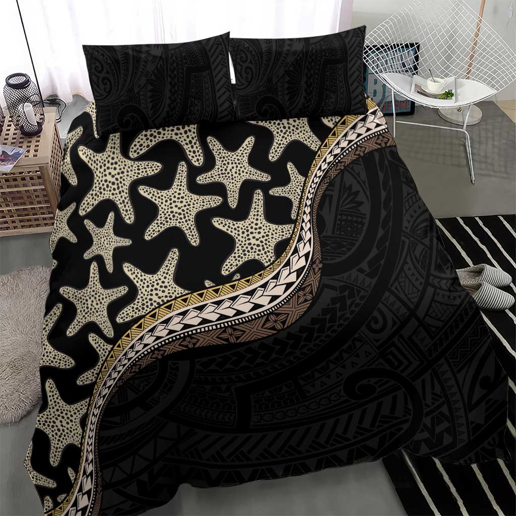 Beige Polynesian Starfish Unique Pattern Bedding Set LT01 - Polynesian Pride