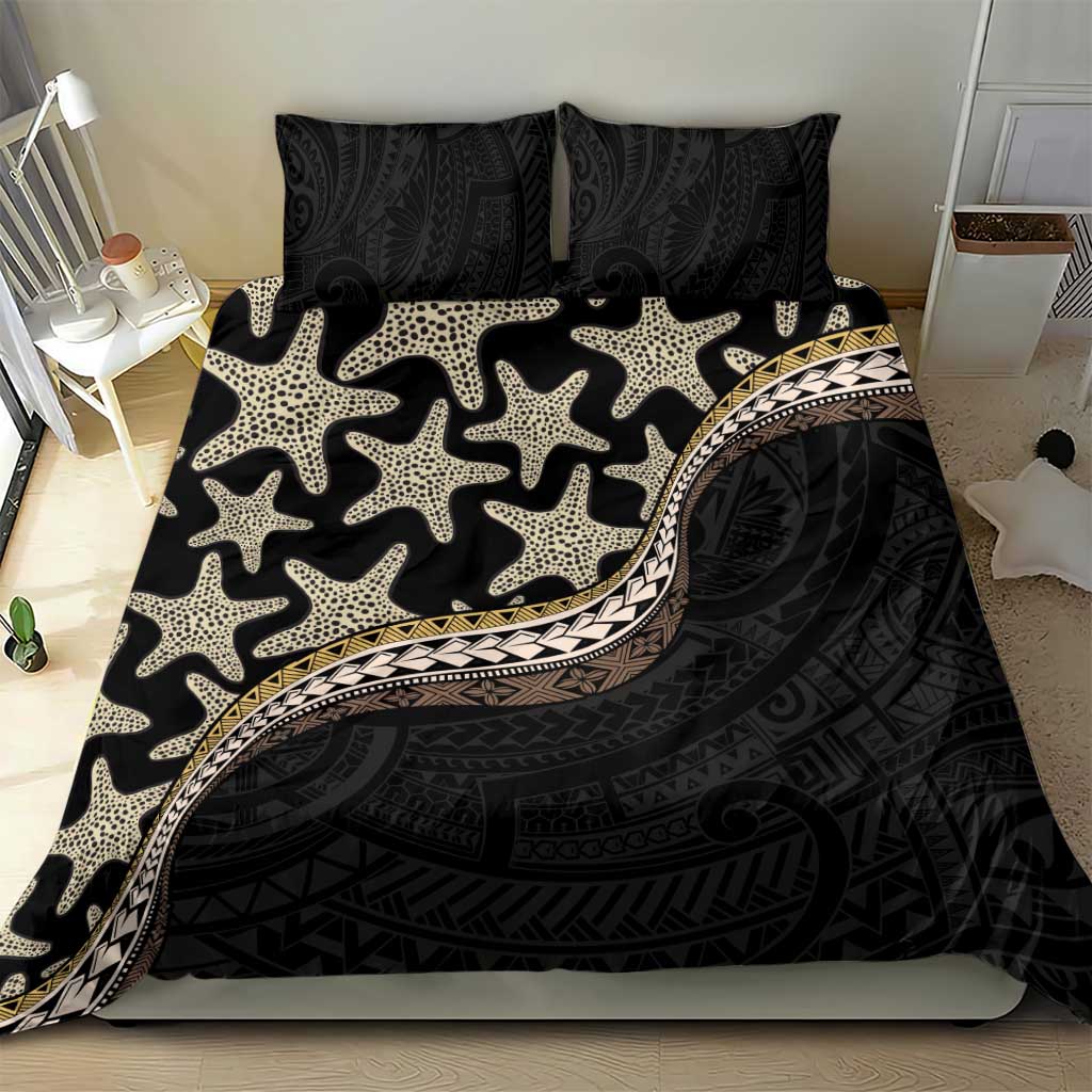 Beige Polynesian Starfish Unique Pattern Bedding Set LT01 - Polynesian Pride