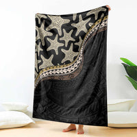 Beige Polynesian Starfish Unique Pattern Blanket LT01 - Polynesian Pride