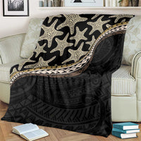 Beige Polynesian Starfish Unique Pattern Blanket LT01 - Polynesian Pride