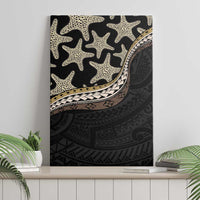 Beige Polynesian Starfish Unique Pattern Canvas Wall Art LT01 - Polynesian Pride