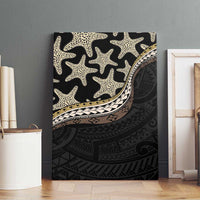 Beige Polynesian Starfish Unique Pattern Canvas Wall Art LT01 - Polynesian Pride