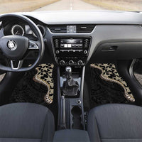 Beige Polynesian Starfish Unique Pattern Car Mats LT01 Set 2pcs - Front Beige - Polynesian Pride
