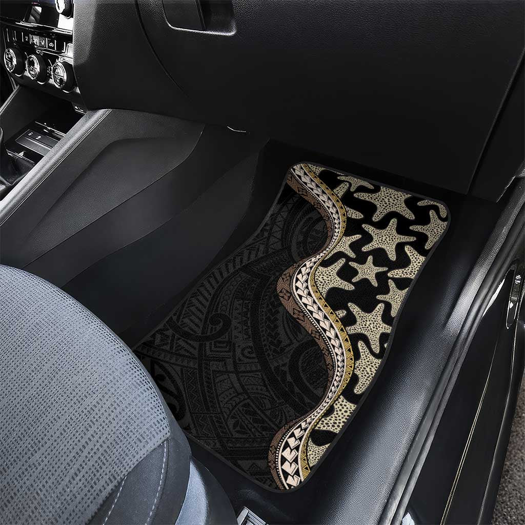 Beige Polynesian Starfish Unique Pattern Car Mats LT01 - Polynesian Pride
