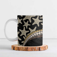Beige Polynesian Starfish Unique Pattern Ceramic Mug LT01 Beige - Polynesian Pride
