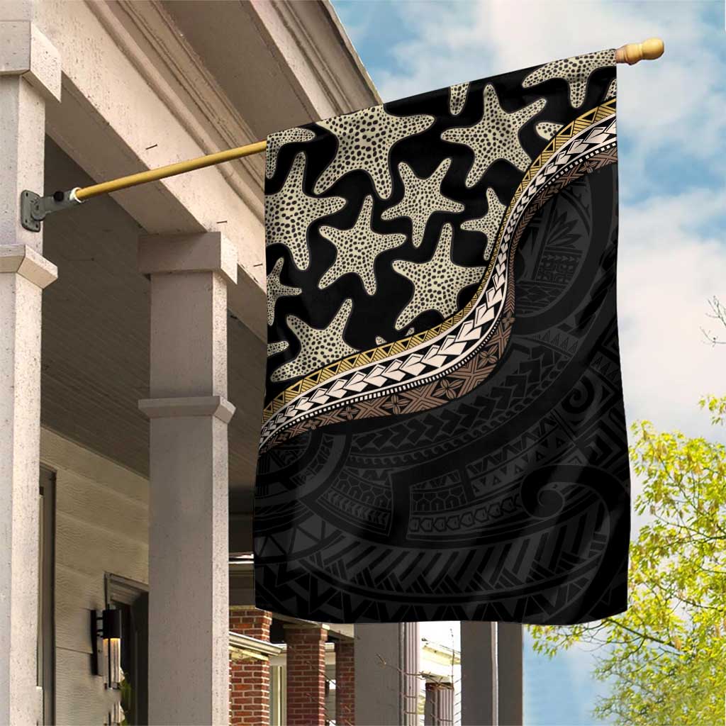 Beige Polynesian Starfish Unique Pattern Garden Flag LT01 House Flag Beige - Polynesian Pride