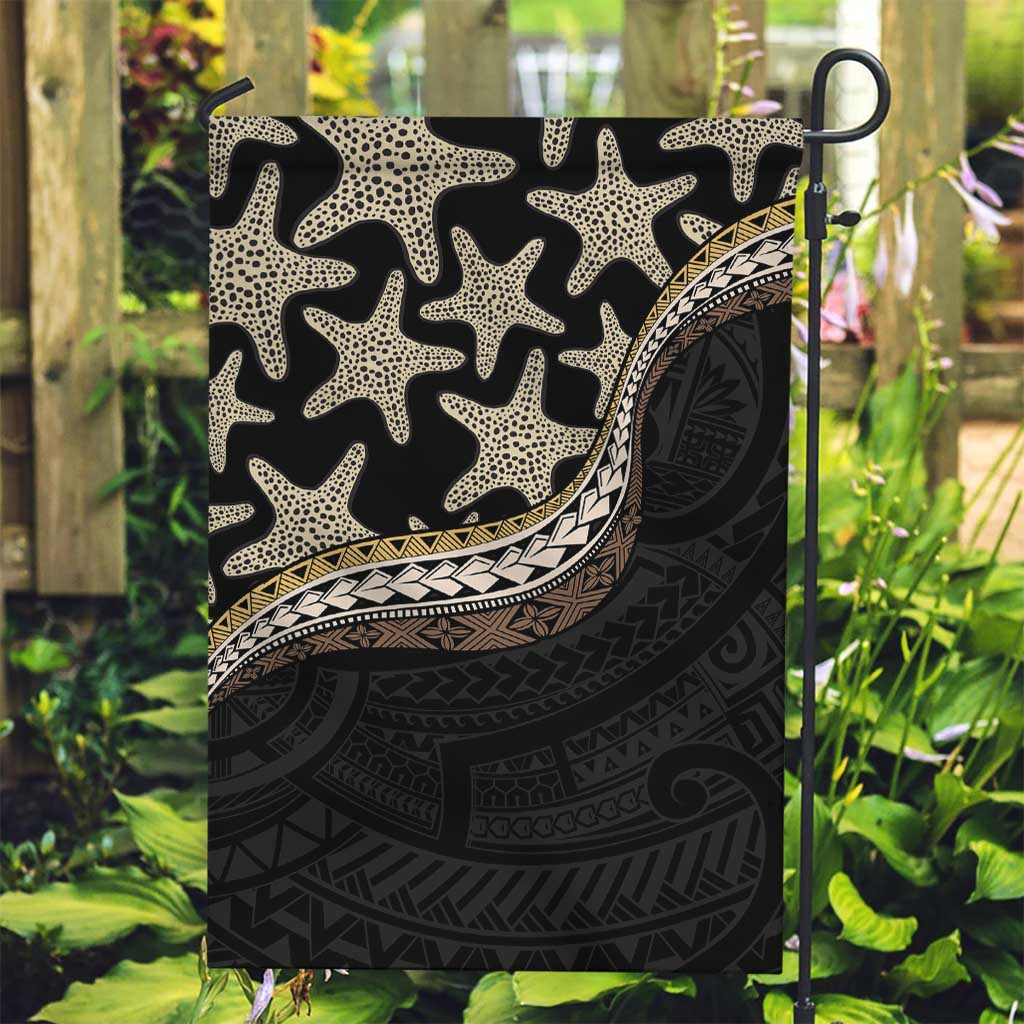 Beige Polynesian Starfish Unique Pattern Garden Flag LT01 Garden Flag Beige - Polynesian Pride