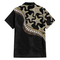 Beige Polynesian Starfish Unique Pattern Hawaiian Shirt LT01 - Polynesian Pride