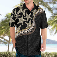 Beige Polynesian Starfish Unique Pattern Hawaiian Shirt LT01 - Polynesian Pride
