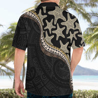 Beige Polynesian Starfish Unique Pattern Hawaiian Shirt LT01 - Polynesian Pride