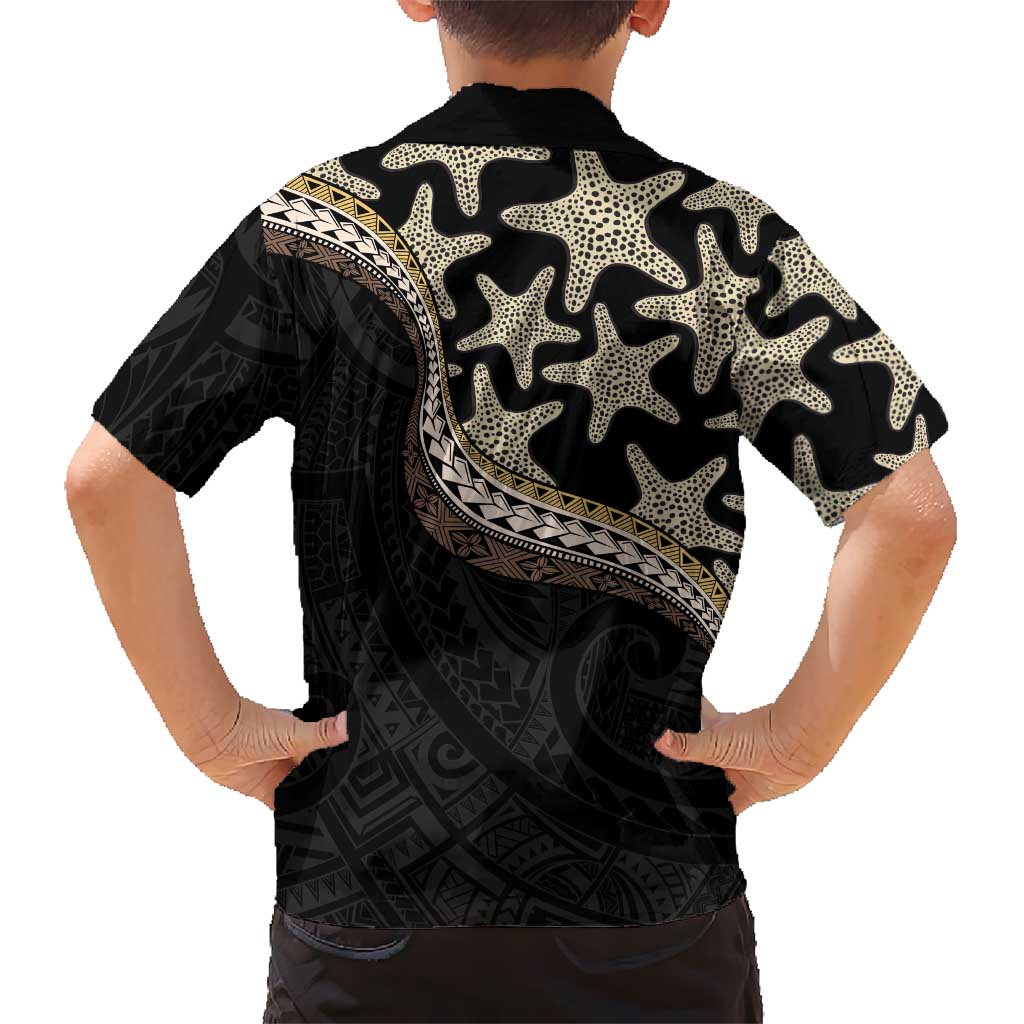 Beige Polynesian Starfish Unique Pattern Hawaiian Shirt LT01 - Polynesian Pride