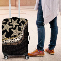 Beige Polynesian Starfish Unique Pattern Luggage Cover LT01 Beige - Polynesian Pride