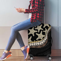 Beige Polynesian Starfish Unique Pattern Luggage Cover LT01 - Polynesian Pride