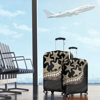 Beige Polynesian Starfish Unique Pattern Luggage Cover LT01 - Polynesian Pride
