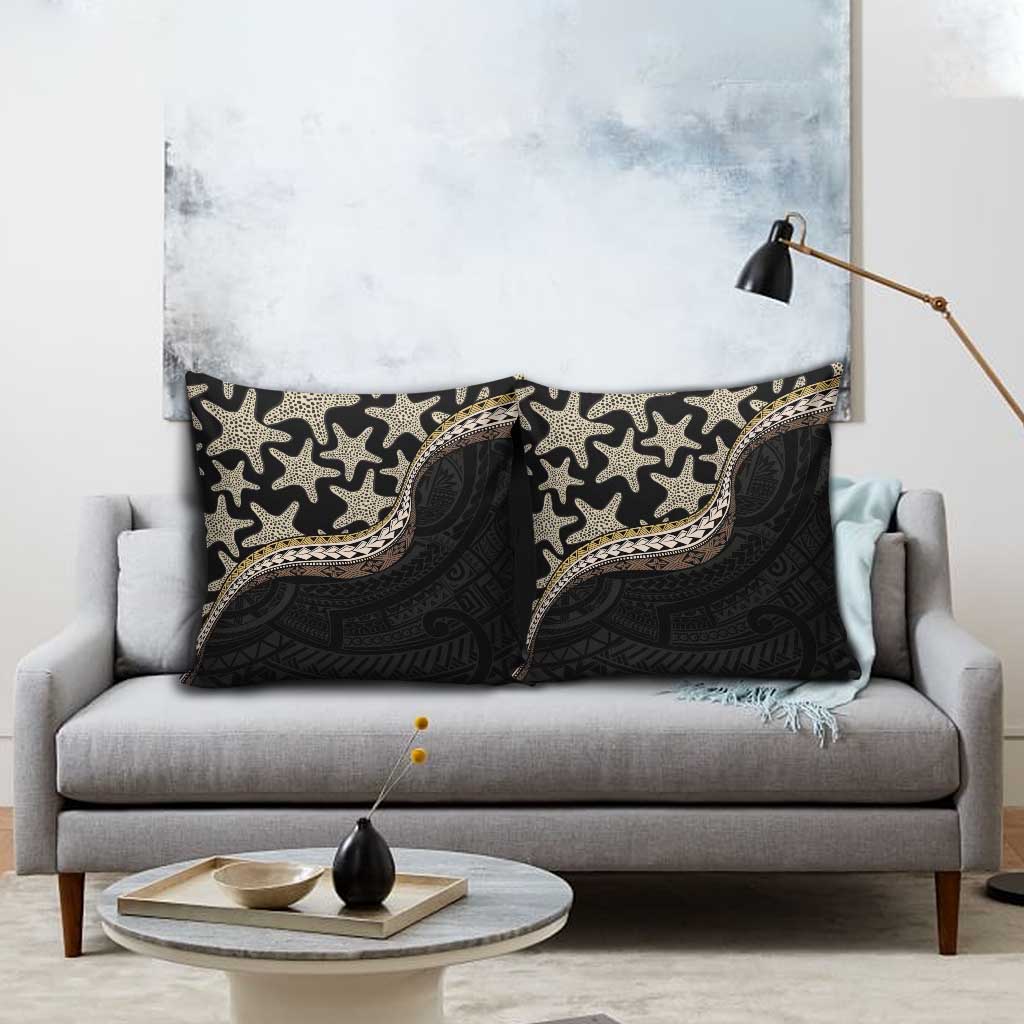 Beige Polynesian Starfish Unique Pattern Pillow Cover LT01 - Polynesian Pride