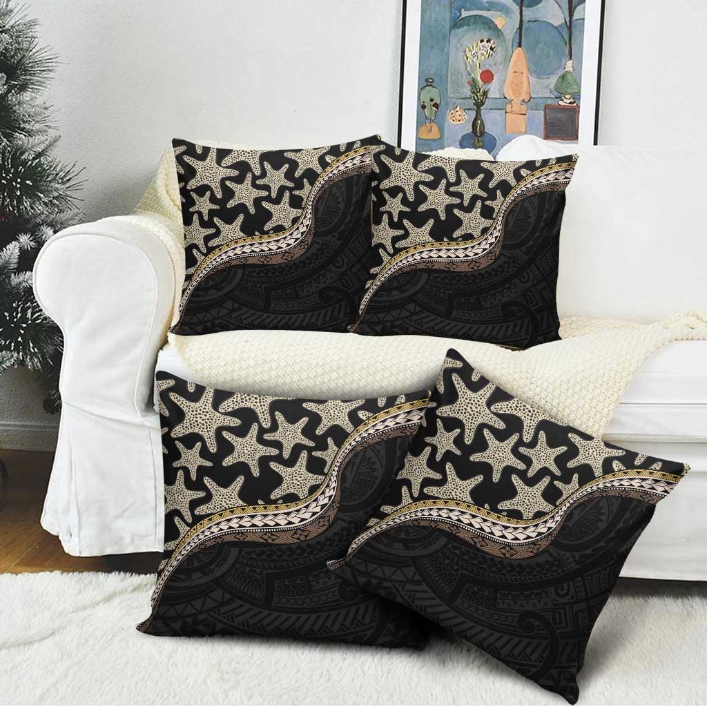 Beige Polynesian Starfish Unique Pattern Pillow Cover LT01 - Polynesian Pride