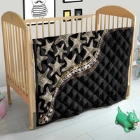 Beige Polynesian Starfish Unique Pattern Quilt LT01 - Polynesian Pride