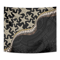 Beige Polynesian Starfish Unique Pattern Tapestry LT01 - Polynesian Pride