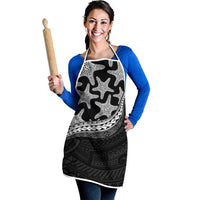 Monotone Polynesian Starfish Unique Pattern Apron LT01 - Polynesian Pride
