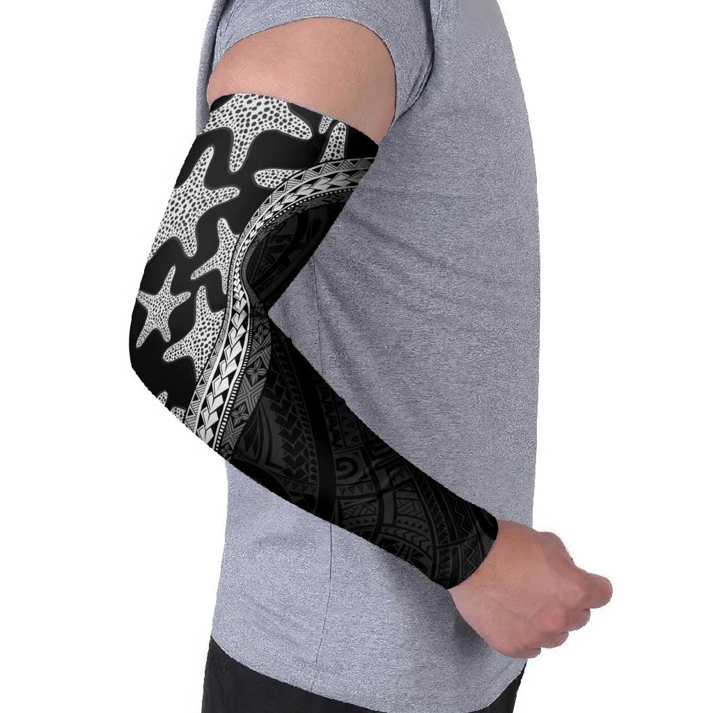 Monotone Polynesian Starfish Unique Pattern Arm Sleeves LT01 - Polynesian Pride